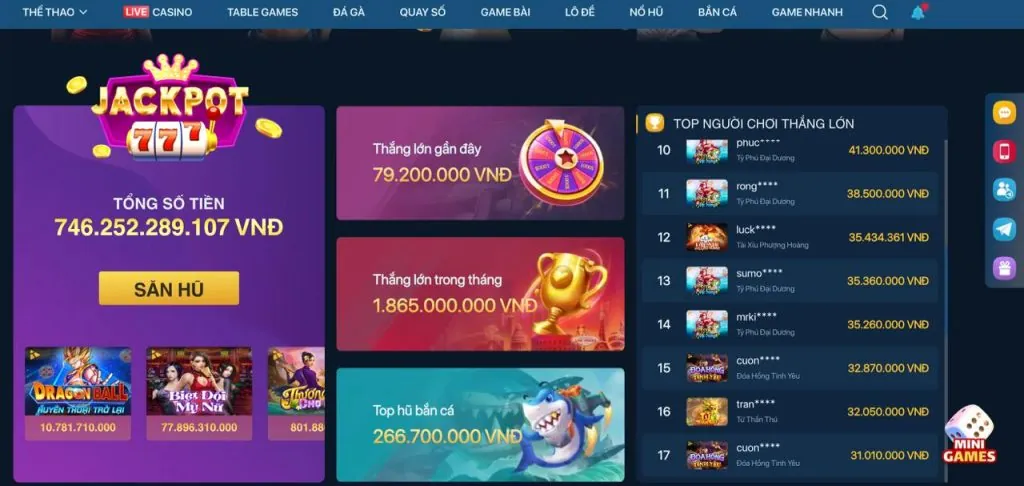 Các cấp độ VIP và phần thưởng tại Tải Game Bài 68